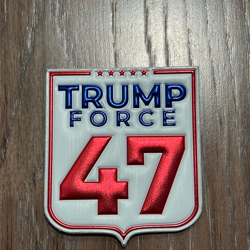 Official Trump Force 47 Campaign Exclusive Patch Donald J Trump Rare Collectible